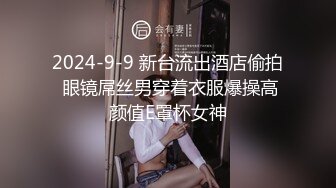 2024-9-9 新台流出酒店偷拍 眼镜屌丝男穿着衣服爆操高颜值E罩杯女神