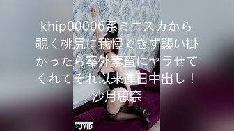 khip00006系ミニスカから覗く桃尻に我慢できず襲い掛かったら案外素直にヤラせてくれてそれ以来連日中出し！沙月恵奈